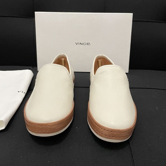 Vince Canella Shoe Optic White Women 8.5M - Picture 3 of 10